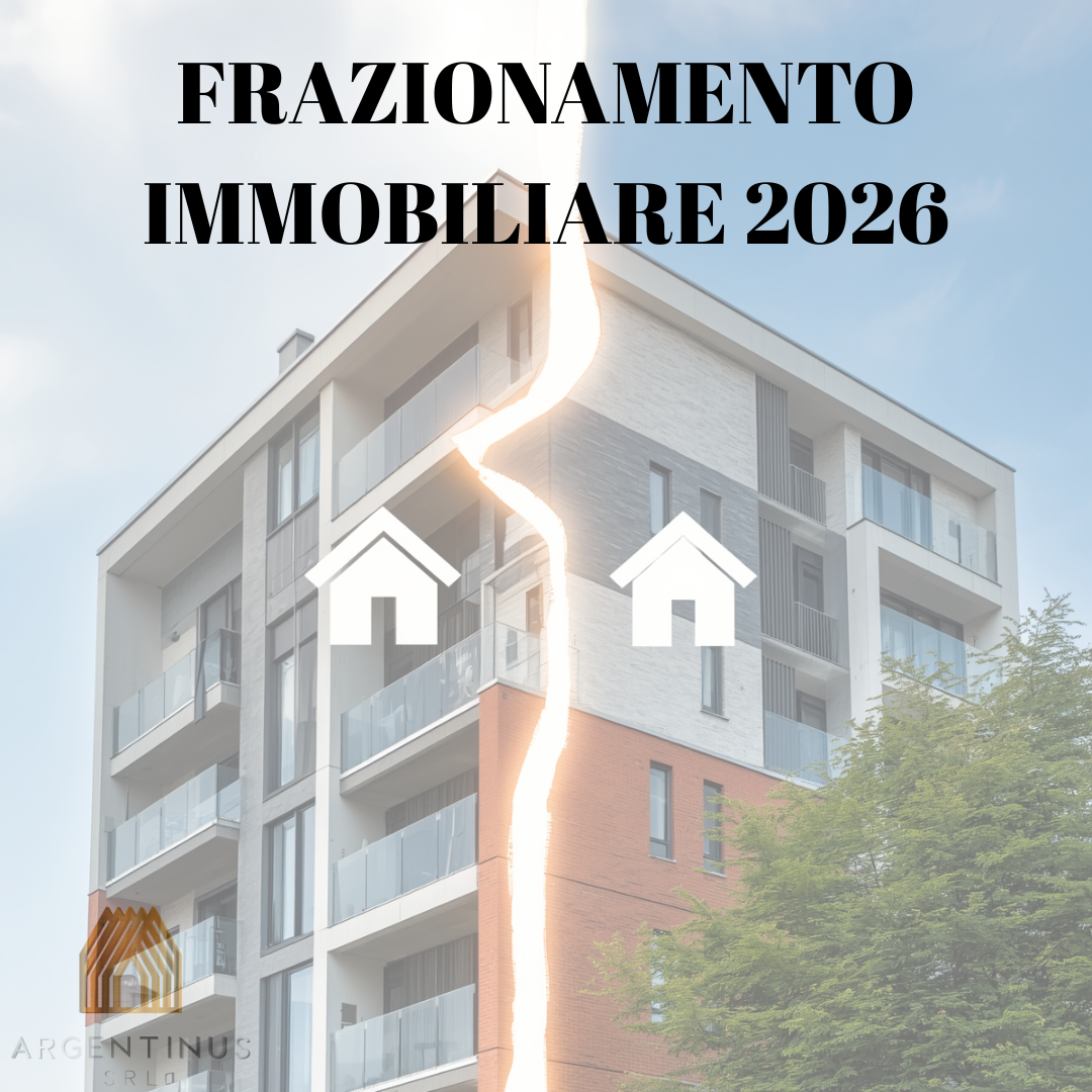 frazionamento immobiliare 2026